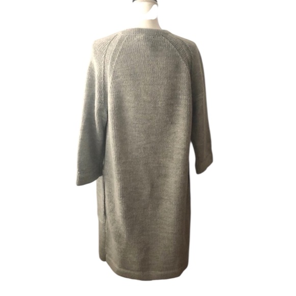Banana Republic women’s duster length long winter weight cardigan in gray, SZ M - Picture 2 of 3